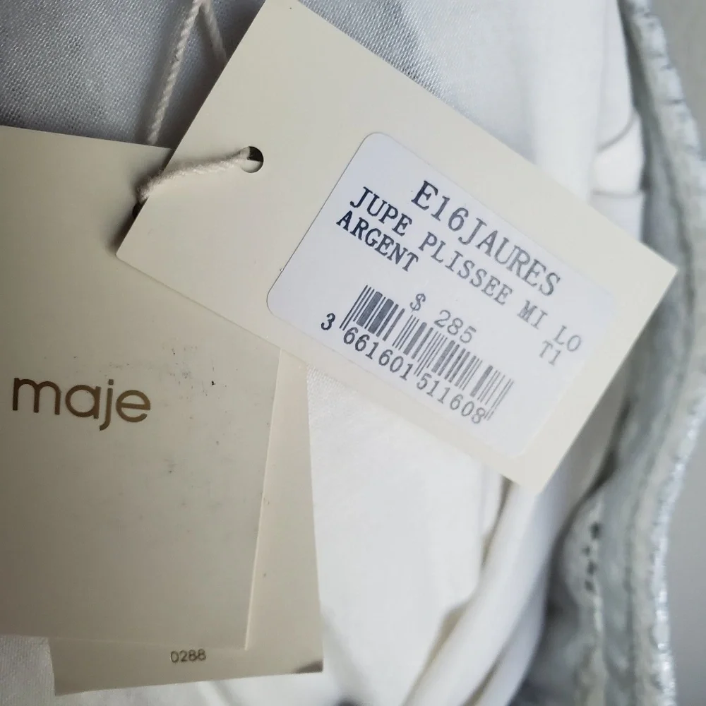 Maje exposed zip